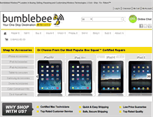 Tablet Screenshot of bumblebeewireless.com